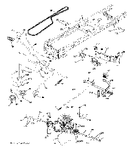 Drive Diagram and Parts List for LTH1742T (96041006701)(2008-11) Husqvarna Lawn Tractor