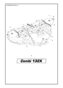 52-Inch/132cm Cutting Deck 5 Diagram and Parts List for C132X (967294001)(2019-09) Husqvarna Lawn Tractor Accessories