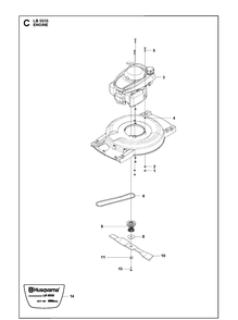 Part Location Diagram of 589534301 Husqvarna Belt