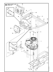 Part Location Diagram of 504613404 Husqvarna Latch
