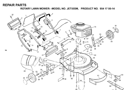 Part Location Diagram of 532167123 Husqvarna Rod