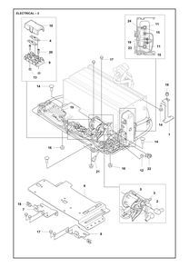Electrical Diagram and Parts List for R200IX  Husqvarna Lawn Tractor