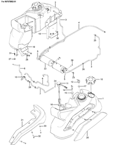 Part Location Diagram of 587044542 Husqvarna Hose
