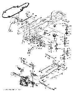 Drive Diagram and Parts List for CTH220TWIN (96061026400)(2010-01) Husqvarna Lawn Tractor