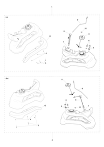 Part Location Diagram of 596773901 Husqvarna Bushing