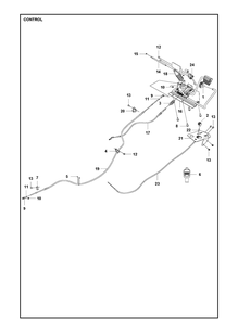 Part Location Diagram of 574411203 Husqvarna Control Cable