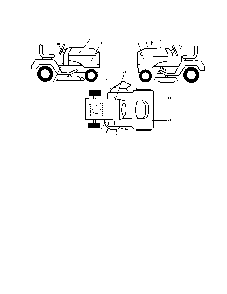 Decals Diagram and Parts List for LOGTH2548A  Husqvarna Lawn Tractor