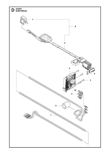 Part Location Diagram of 588255301 Husqvarna Housing