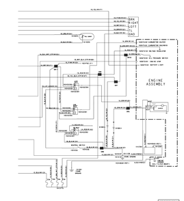 Wiring Gasoline Vehicles, Single Piece (Part B) Diagram and Parts List for HUV4421GXP 2006-11 Husqvarna Lawn Tractor