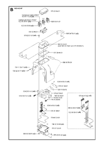 Electrical Diagram and Parts List for WS440HF (00000008382 - 20134408468)(2012-07) Husqvarna Circular Saw