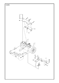 Cover Diagram and Parts List for FS520 (FS 524)(2011-02) Husqvarna Circular Saw