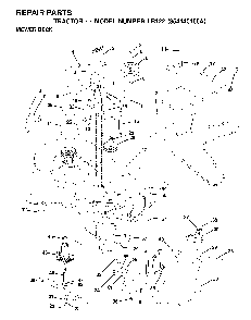 Mower Deck / Cutting Deck Diagram and Parts List for LR122 (954140105A)(1999-09) Husqvarna Lawn Tractor