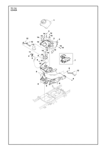Part Location Diagram of 531147616 Husqvarna Console