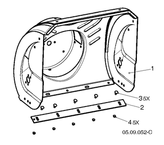Auger Housing and Impeller 2 Diagram and Parts List for ST230 (97046910100)(2020-06) Husqvarna Snow Blower