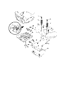 Part Location Diagram of 198200 Husqvarna Spring Latch