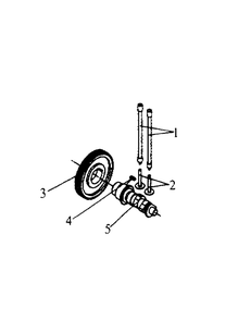 Valves Diagram and Parts List for TF544  Husqvarna Cultivator
