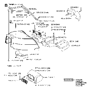 Cover Diagram and Parts List for RIDERPRO18AWD (953536601)(2005-03) Husqvarna Lawn Tractor