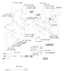Kawasaki 17 Hp Engine Assembly Diagram and Parts List for IZ4217 (968999254)(2005-03) Husqvarna Lawn Mower