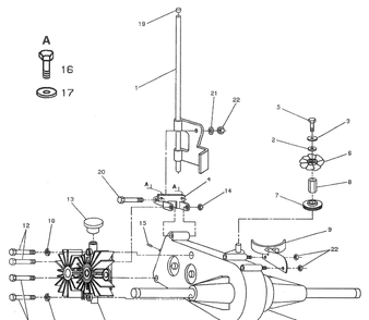 Sundstrand Pump    2 Diagram and Parts List for WP18H44A 1992-02 Husqvarna Lawn Mower