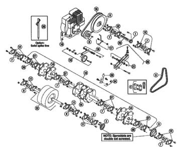 Part Location Diagram of 539007423 Husqvarna Outer rotor plate kit