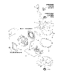 Gasket set Diagram and Parts List for 917376823  Husqvarna Lawn Mower