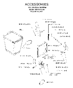 Accessories Diagram and Parts List for IZ5224TLKOA (968999332)(2005-12) Husqvarna Lawn Tractor