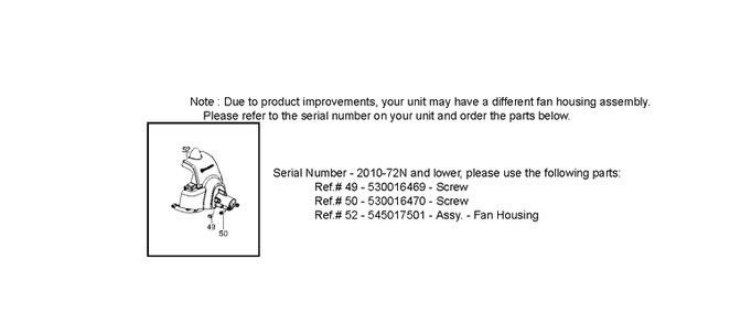 Service Updates Diagram and Parts List for 128LDX 545192137 Husqvarna Edger