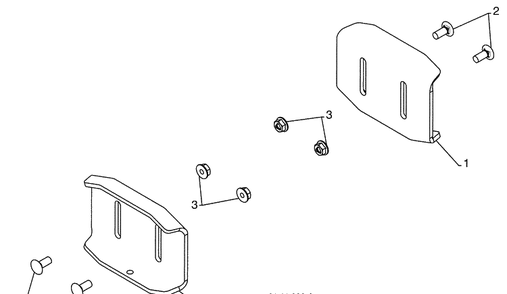 Auger Bearings Diagram and Parts List for 1130SB (96193004300)(2008-11) Husqvarna Snow Blower