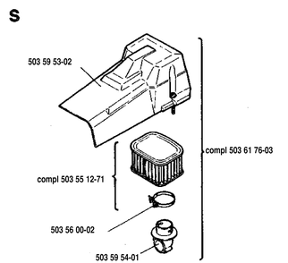 Accessories 3 Diagram and Parts List for 288 19933600001-19974900000 Husqvarna Chainsaw
