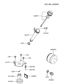 Lubrication Diagram and Parts List for FR691V-AS29 2017-09 Husqvarna Engine