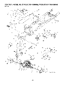 Drive Diagram and Parts List for 2748GLS (96043004600)(2008-01) Husqvarna Lawn Tractor