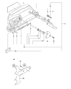 Clutch Cover Diagram and Parts List for 570AUTOTUNE 2013-03 Husqvarna Chainsaw
