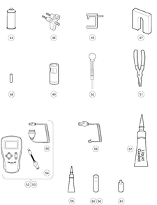 Maintenance And Service Tools - Gas 4 Diagram and Parts List for HUV4421GXP 2009 Husqvarna Lawn Tractor