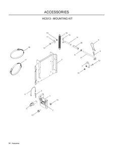 Accessories 3 Diagram and Parts List for LZF5227 (966956701)(2009-07) Husqvarna Lawn Mower