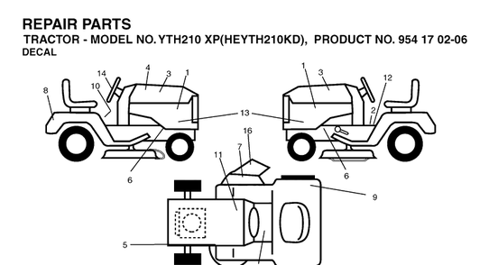 Part Location Diagram of 532188936 Husqvarna Decal