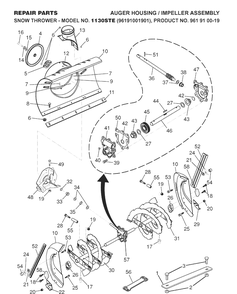 Part Location Diagram of 532415238 Husqvarna Bar