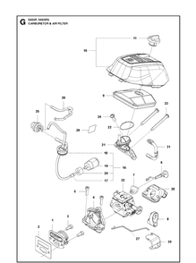 Part Location Diagram of 577433301 Husqvarna Grommet
