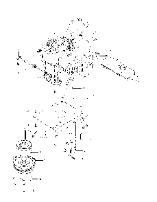 Engine Mounting, Guards And Muffler Diagram and Parts List for PZ5426FX966060901-00 2009-08 Husqvarna Lawn Tractor