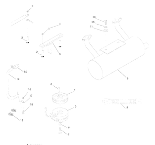 Engine Plate Diagram and Parts List for LZF5227 (966956701)(2008-06) Husqvarna Lawn Mower