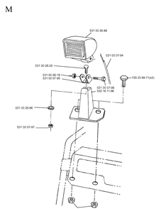 Headlights 2 Diagram and Parts List for 10-30  Husqvarna Snow Blower
