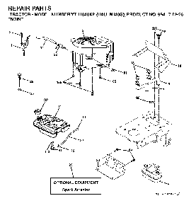 Engine Diagram and Parts List for YTH1848XP (HAU18H48G, 954170226)(2004-09) Husqvarna Lawn Tractor