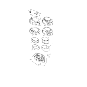 Engine >> Air Intake Diagram and Parts List for LGT2654-96045004700  Husqvarna Lawn Tractor