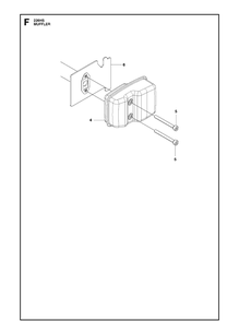 Muffler Diagram and Parts List for 226HS75S (967279603)(20153600001-Current)(2015) Husqvarna Hedge Trimmer