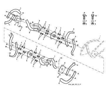 Tine Assembly Diagram and Parts List for CRT1350LS (96093001601)(2011-03) Husqvarna Cultivator
