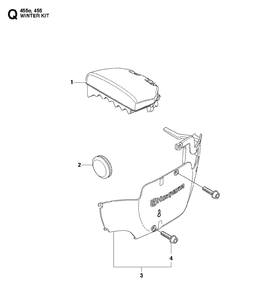 Winter Kit Diagram and Parts List for 455ERANCHER 2013-01 Husqvarna Chainsaw