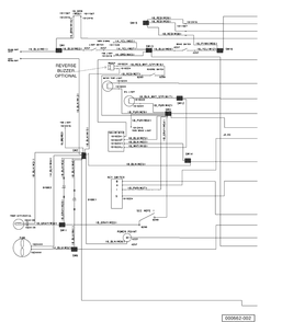 Wiring Diesel Vehicle, Single Piece (Part A) Diagram and Parts List for HUV4421DXP 2006-11 Husqvarna Lawn Tractor