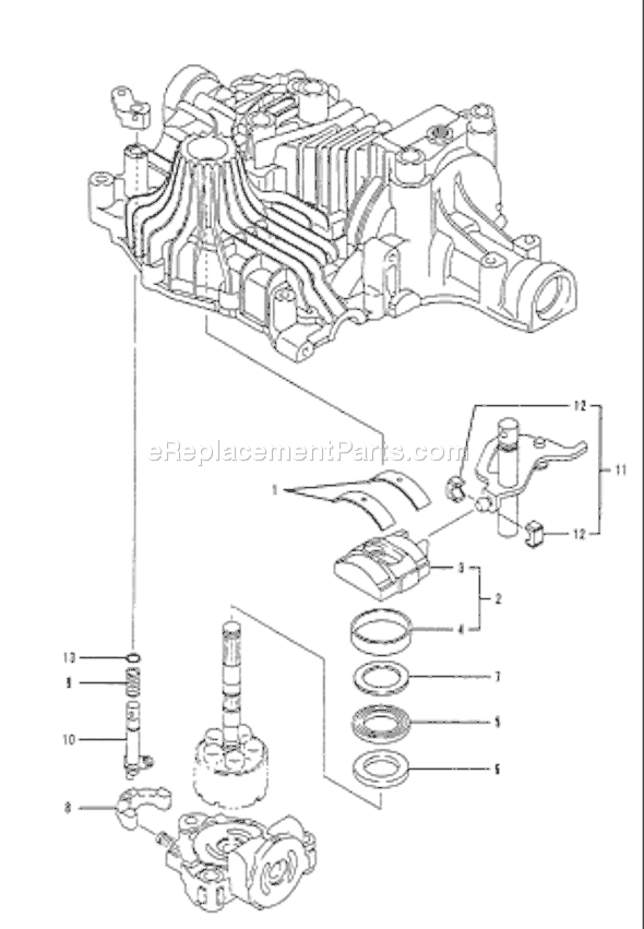 Page L Diagram and Parts List for TUFFTORQK61TRANSAXLE  Husqvarna Lawn Tractor Accessories
