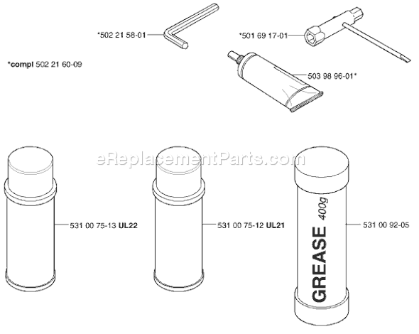 Page A Diagram and Parts List for 323HD60 2002-06 Husqvarna Trimmer