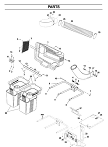 Product Complete Diagram and Parts List for 110163 2006-02 Husqvarna Lawn Tractor Accessories