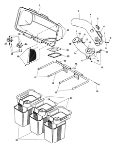General Assembly (Part 1) Diagram and Parts List for CZ48 (043029591 and Up)(2006-04) Husqvarna Lawn Tractor Accessories